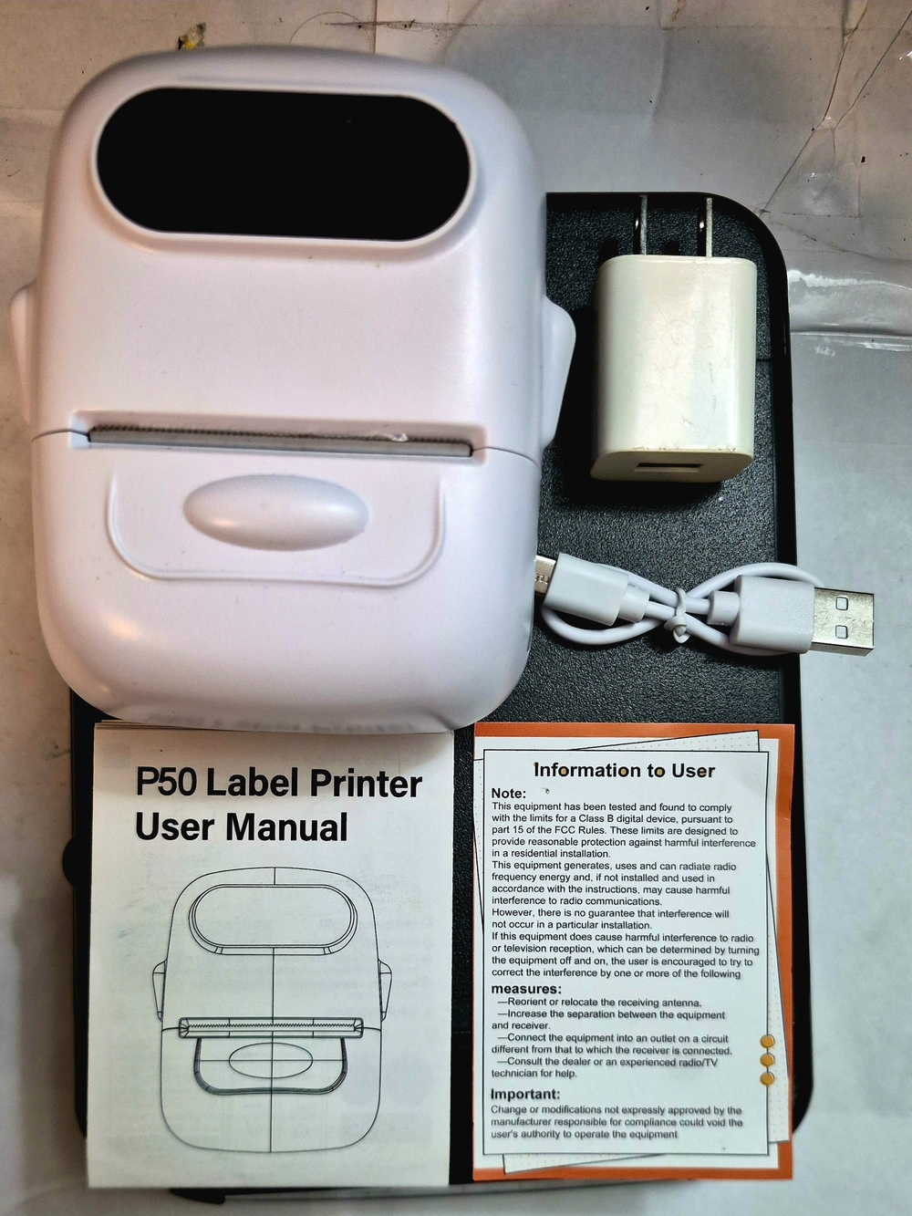 MARKLIFE P50 Portable Label Printer White